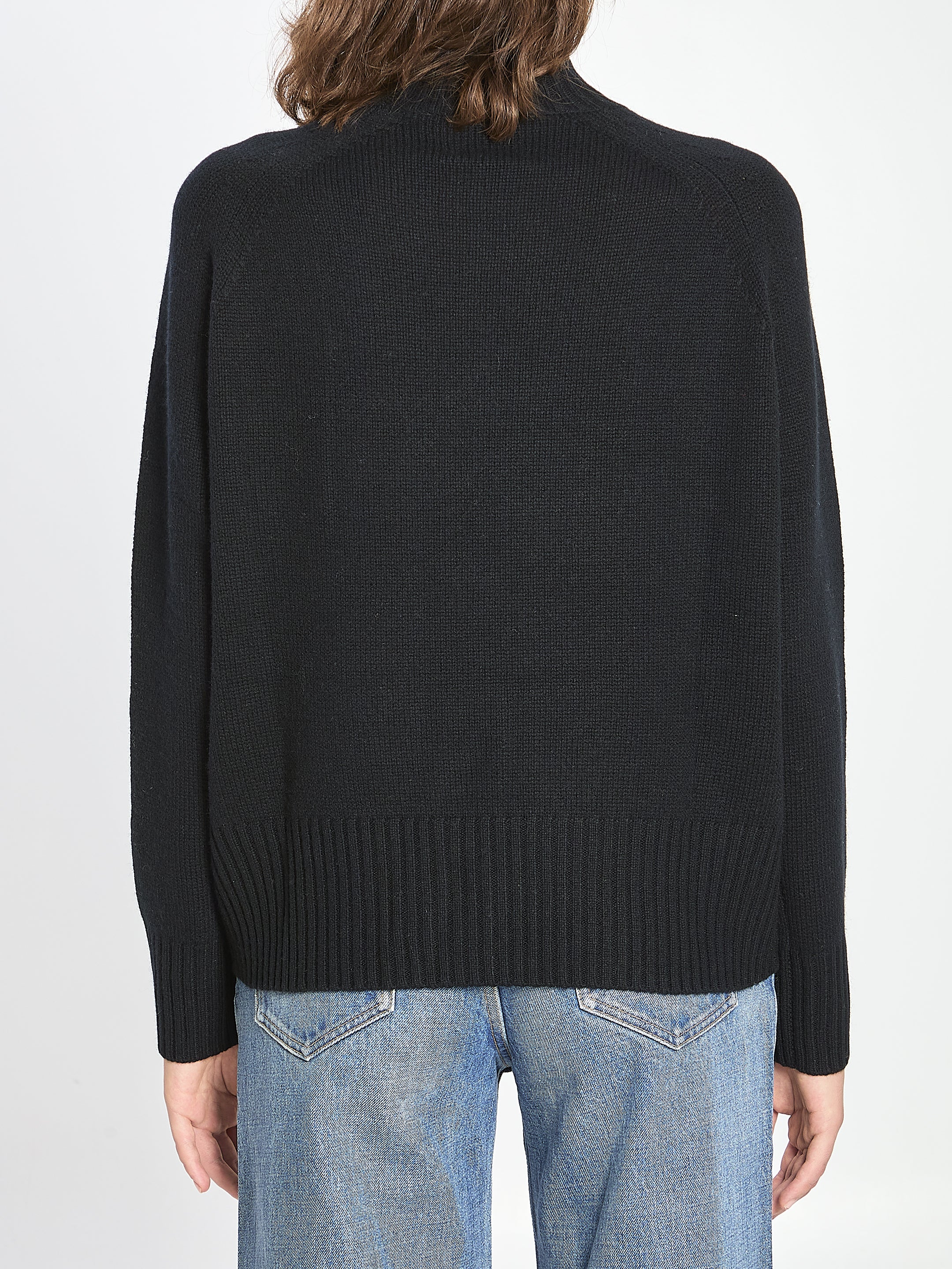 ALLUDE S turtleneck in wool and cashmere