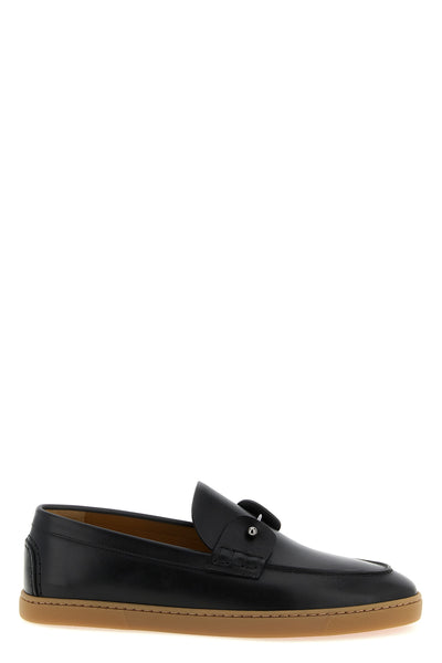 chambeliboat smooth leather loafers
