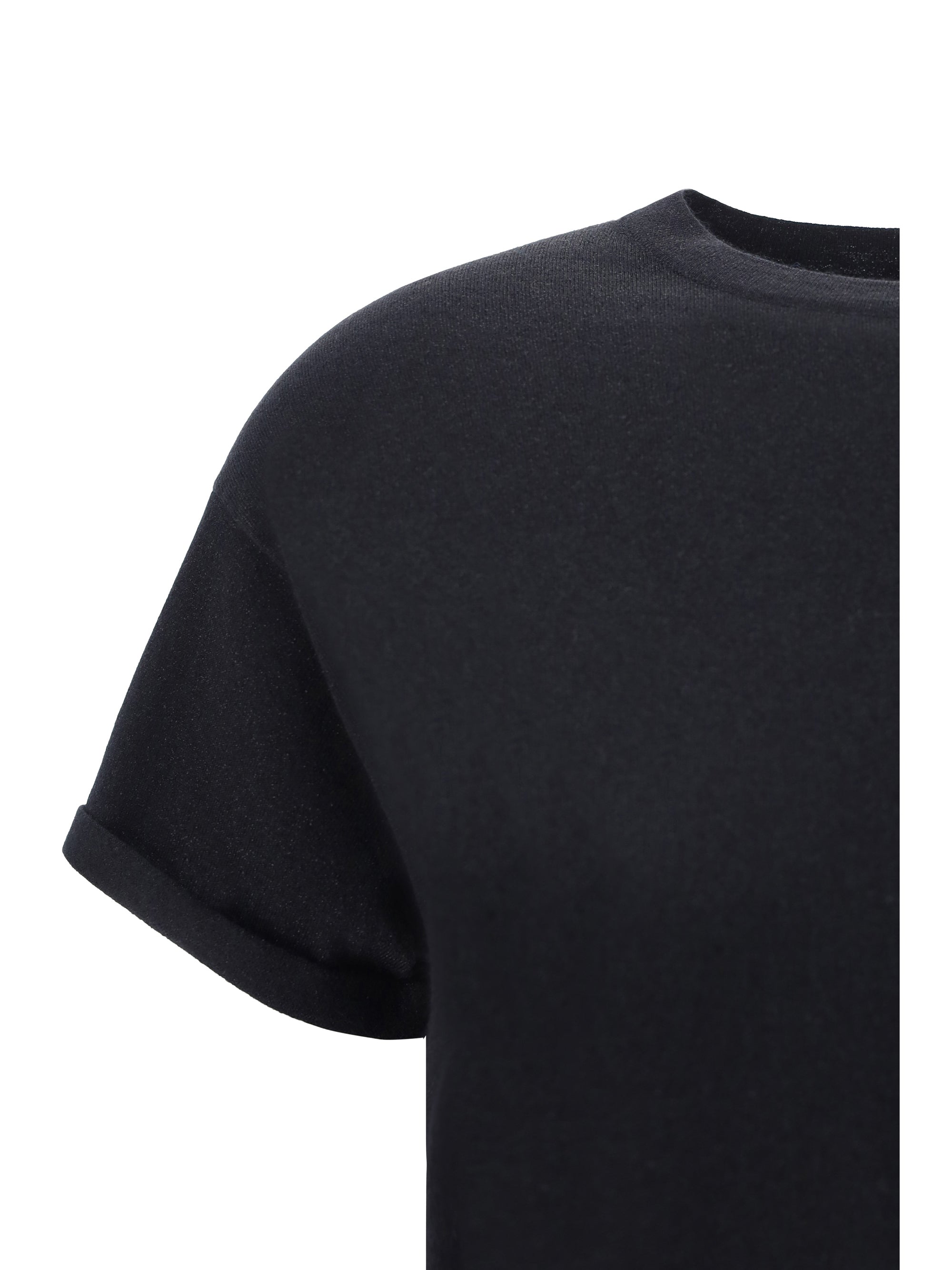 BRUNELLO CUCINELLI L cashmere glitter t-shirt