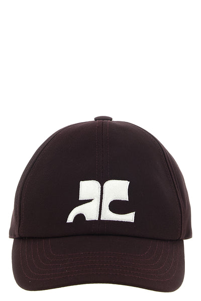 the courrèges ac logo baseball cap redefines the casual aesthetic through a ri