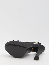 DOLCE&GABBANA 37 satin slingback platform shoes