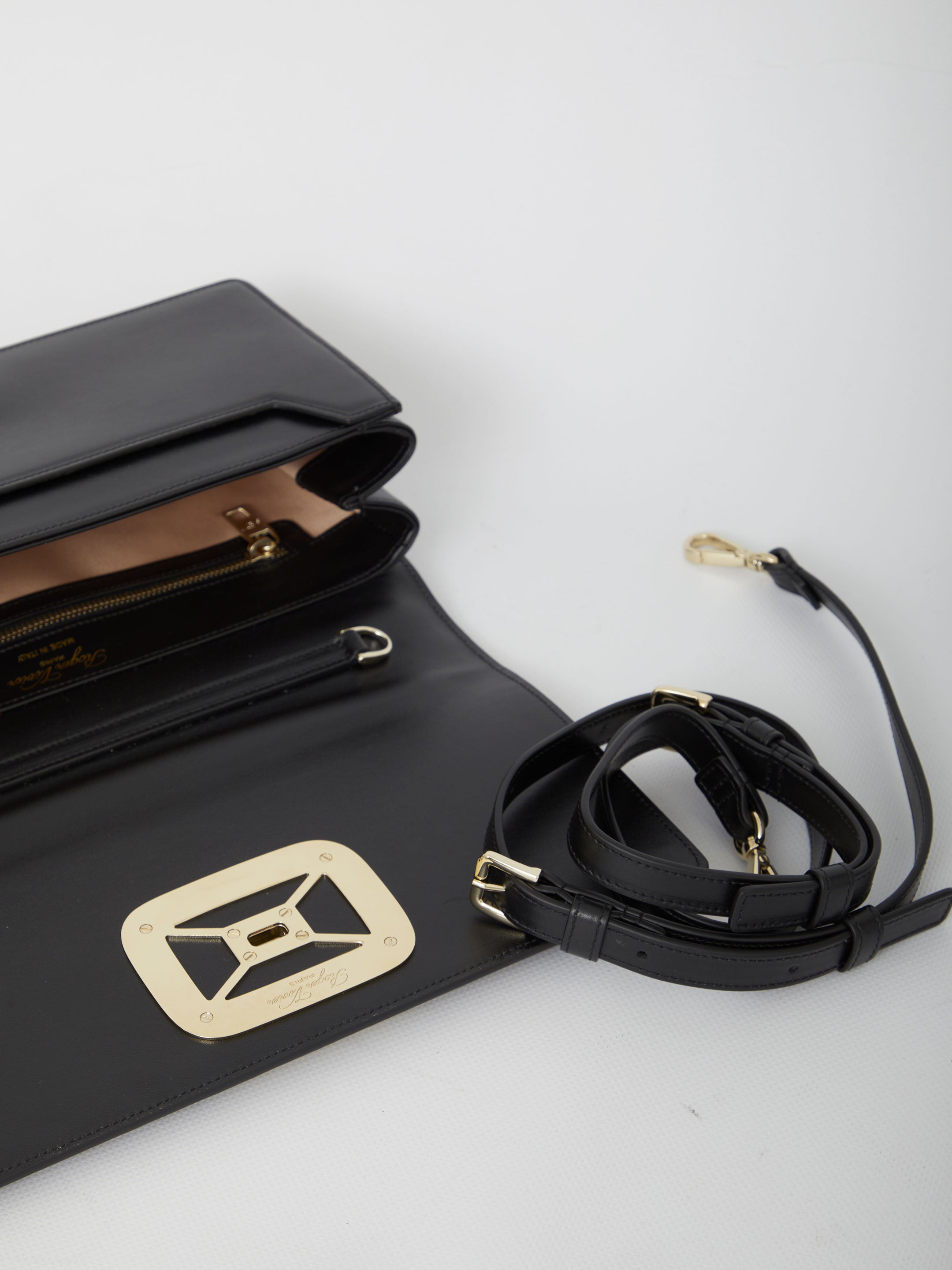 ROGER VIVIER OS viv choc chain bag