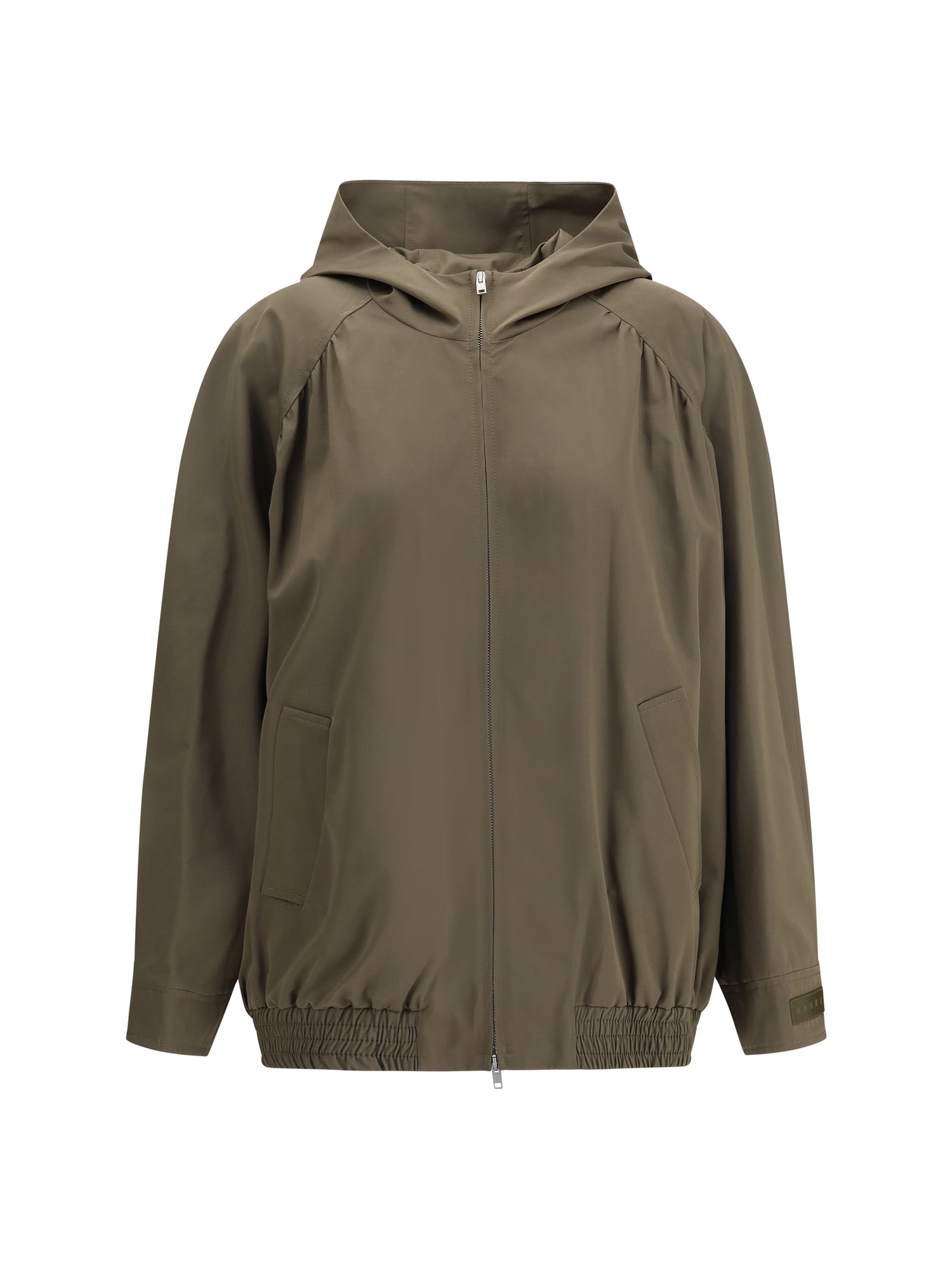MARNI 40 hooded bomber jacket