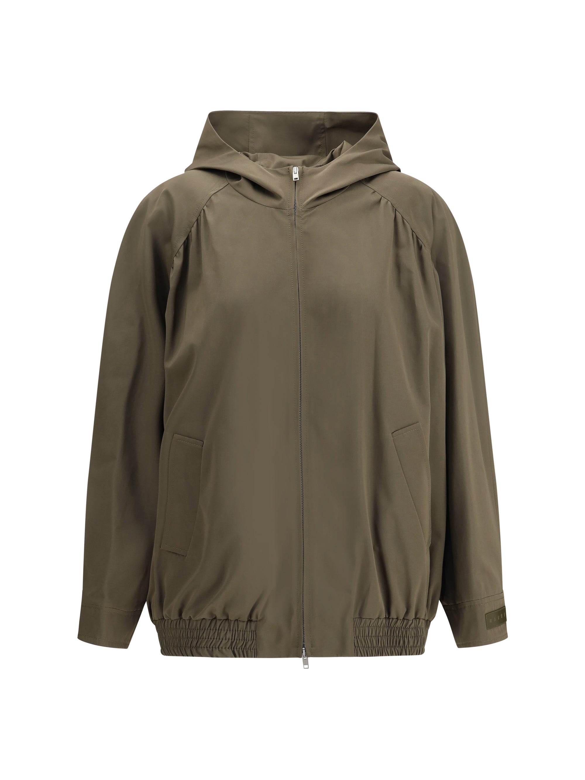 MARNI 40 hooded bomber jacket