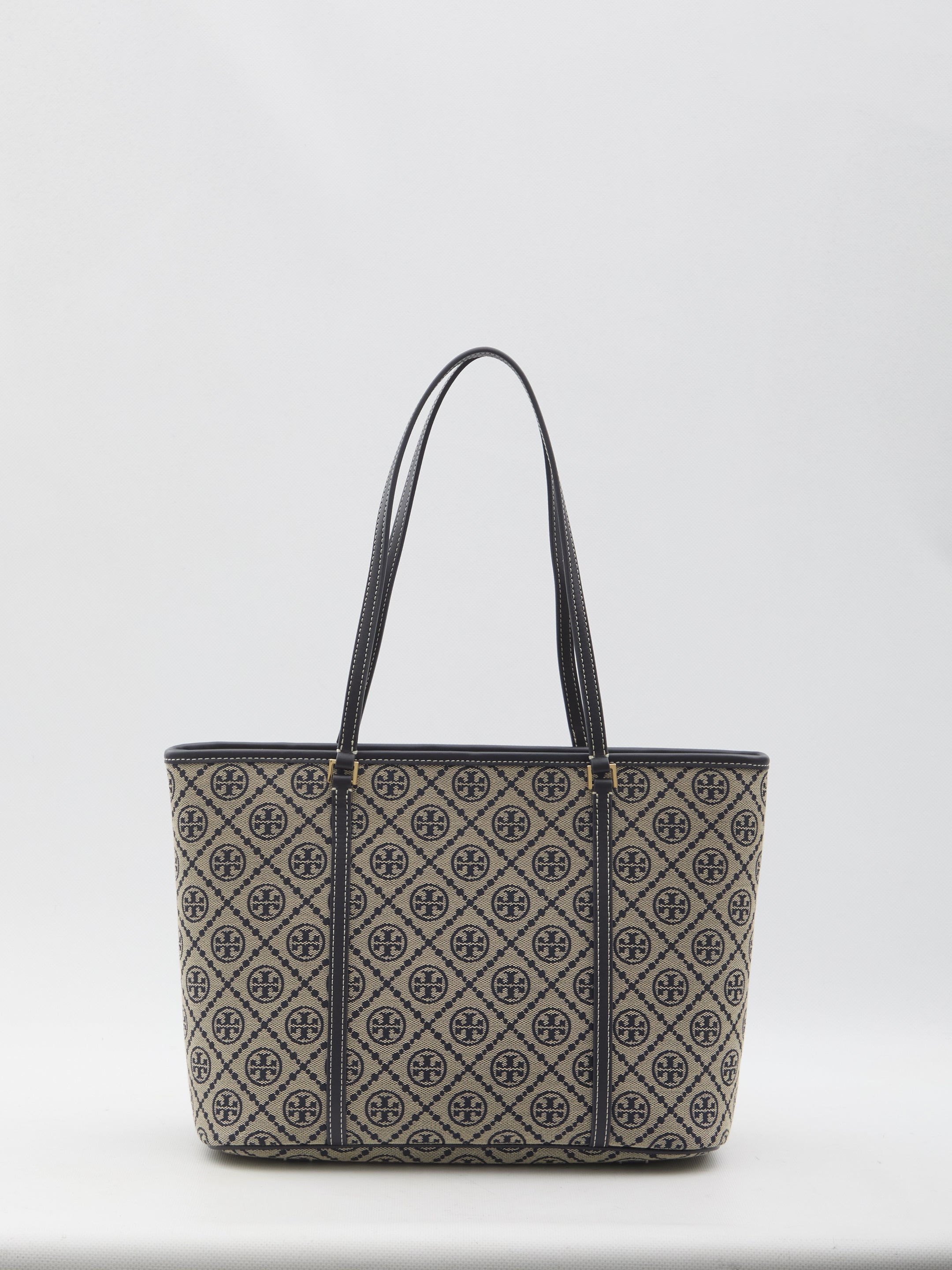 TORY BURCH OS t monogram small zip tote bag