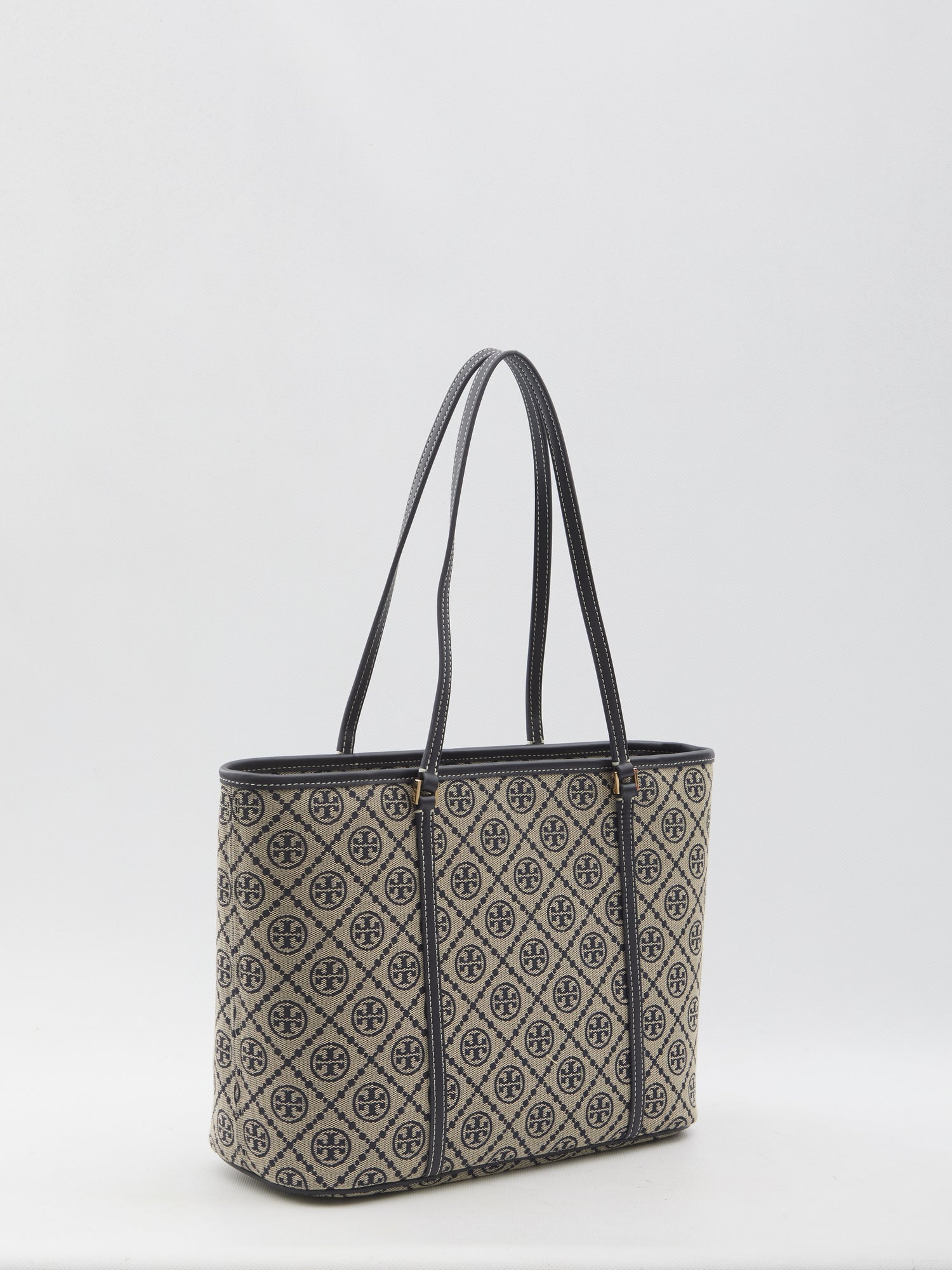 TORY BURCH OS t monogram small zip tote bag