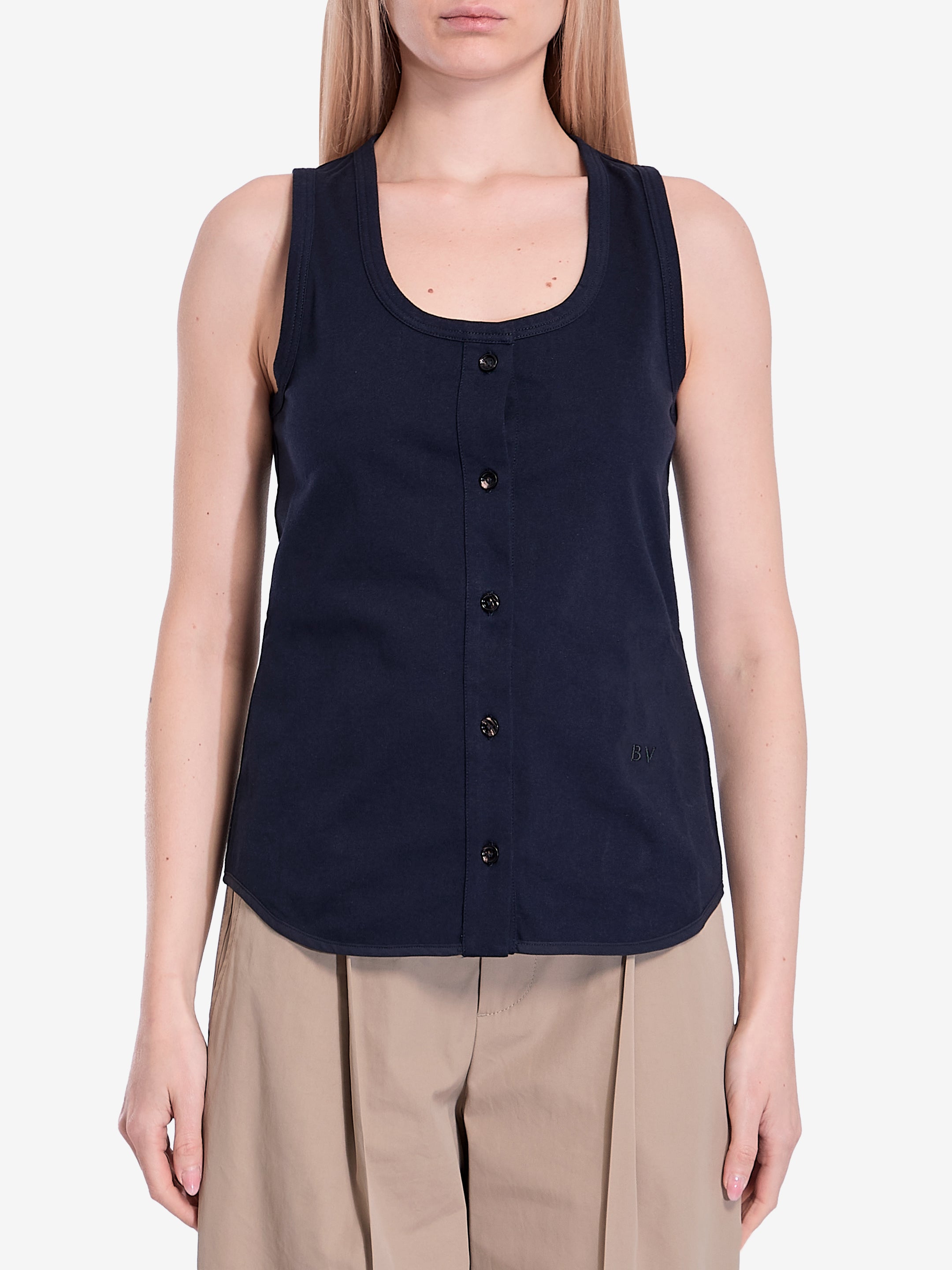 BOTTEGA VENETA XS tank top with buttons