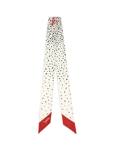 twill little stars starry scarf in silk