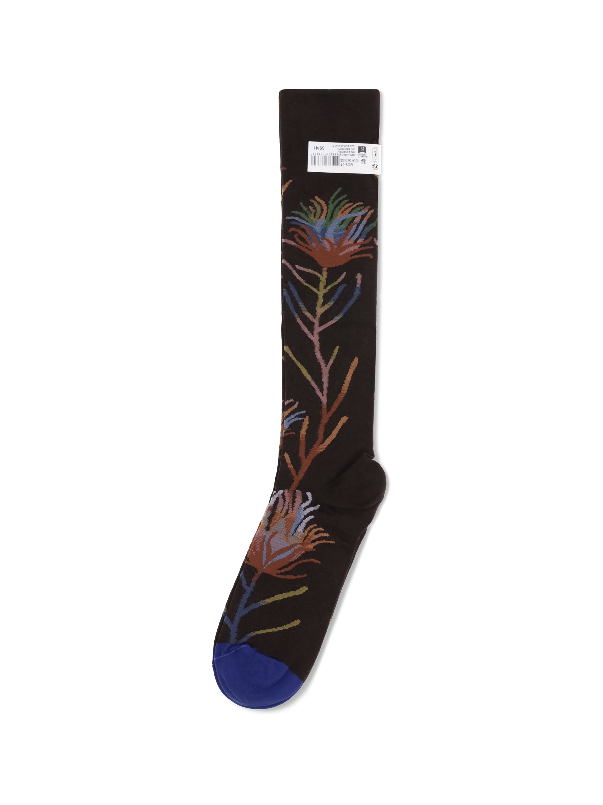 BONNE MAISON 36-38 nature-inspired pattern socks