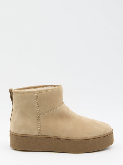 shearling ankle boots