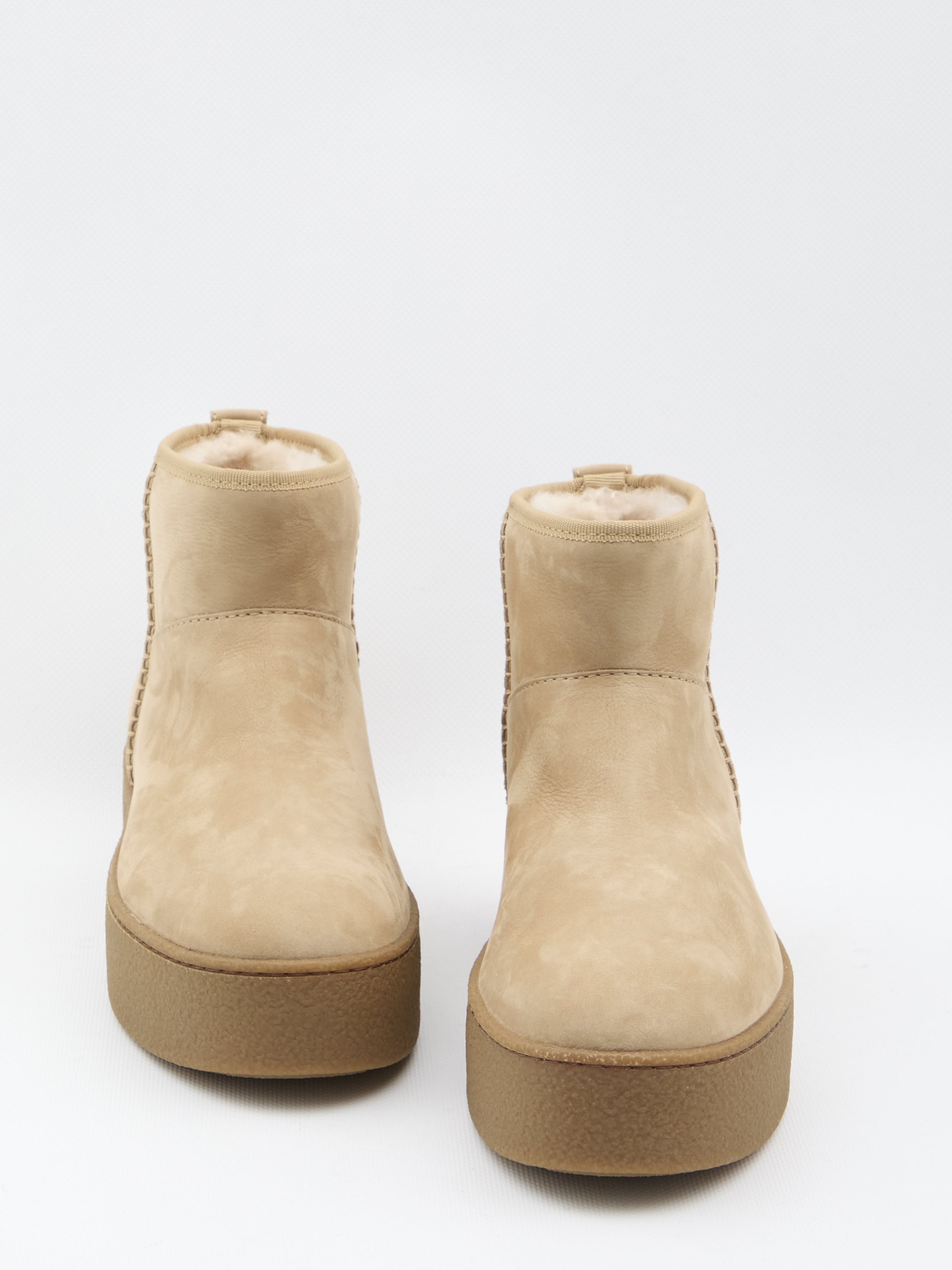 HOGAN 36 shearling ankle boots