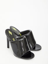 THE ATTICO 36 black rem sandals