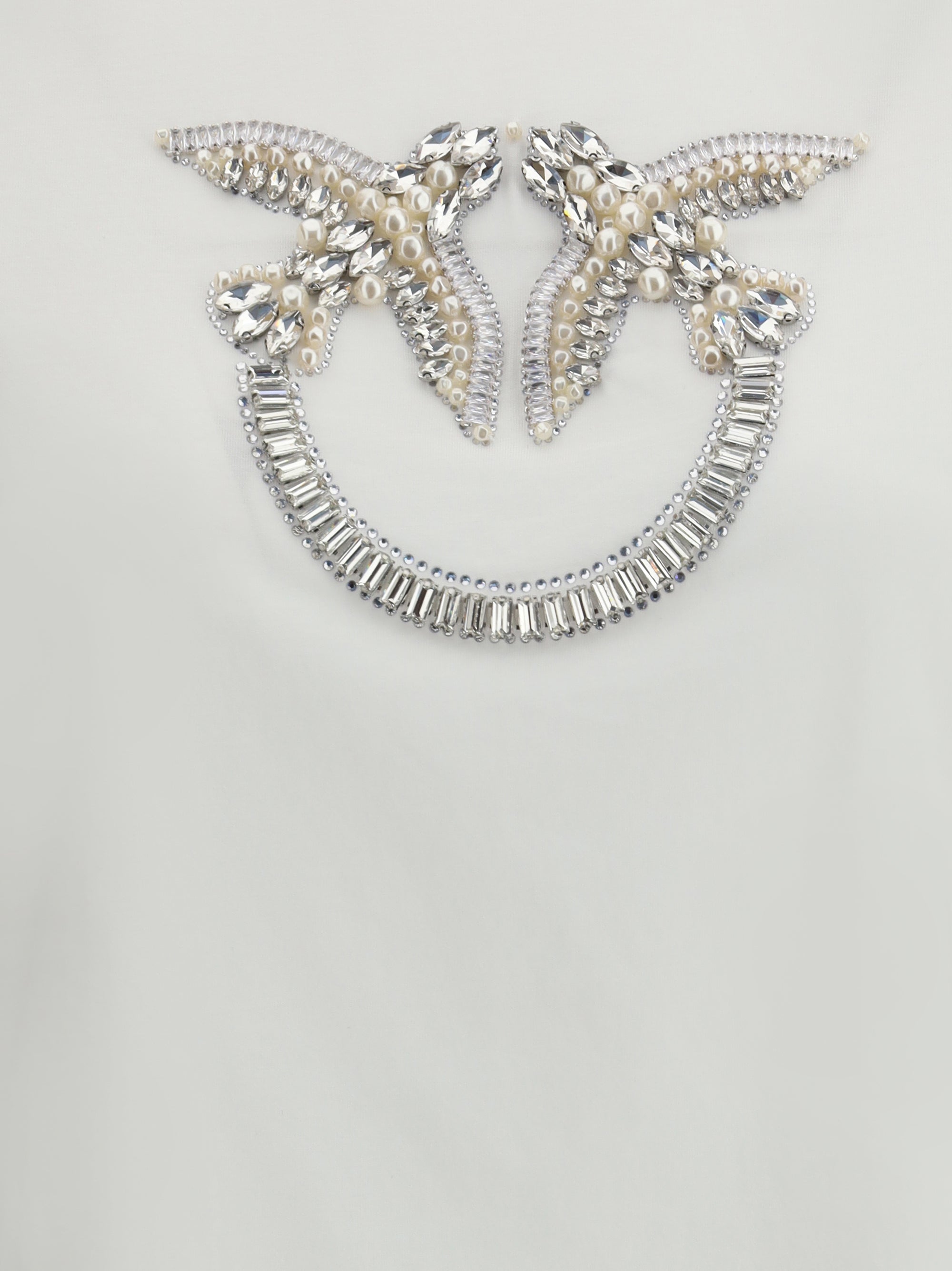 PINKO M embroidered logo t-shirt