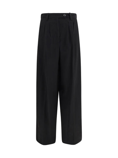 wide-leg tailored pants
