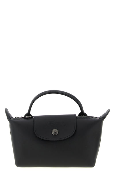 xs le pliage xtra smooth leather clutch bag