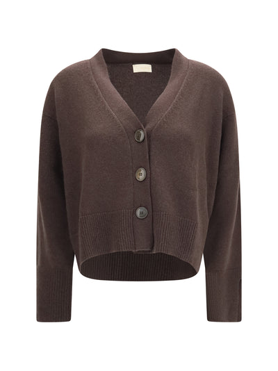 cashmere v-neck buttoned cardigan