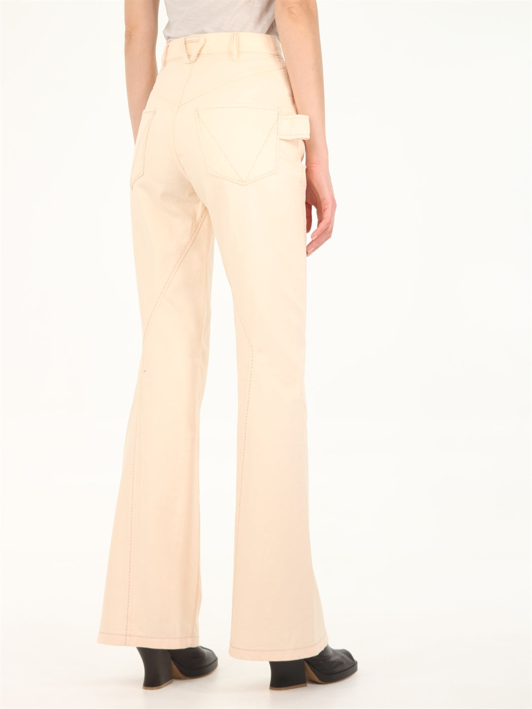 BOTTEGA VENETA 42 pink denim jeans