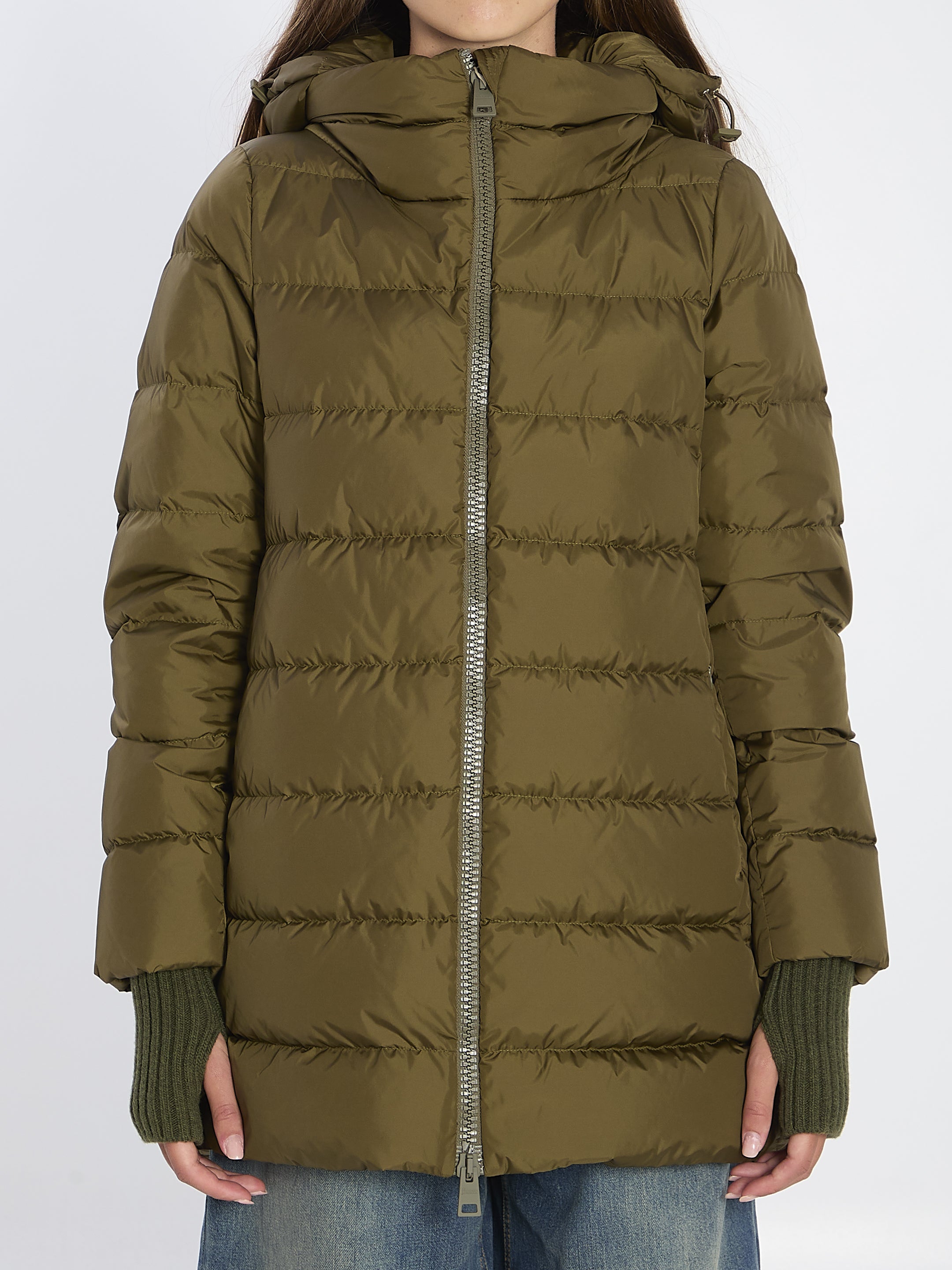 HERNO 40 a-shape puffer jacket