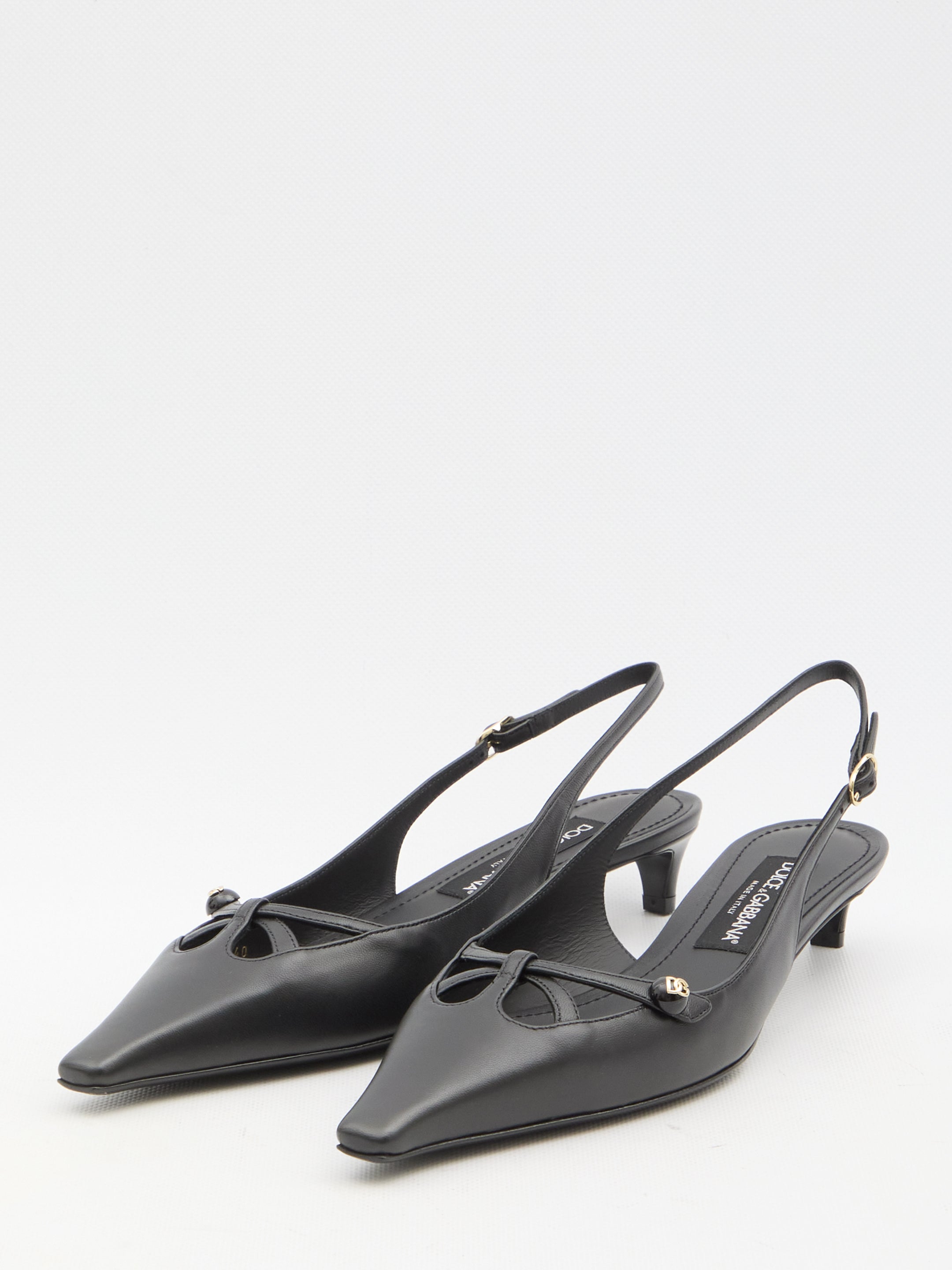 DOLCE&GABBANA 36 dg logo slingback