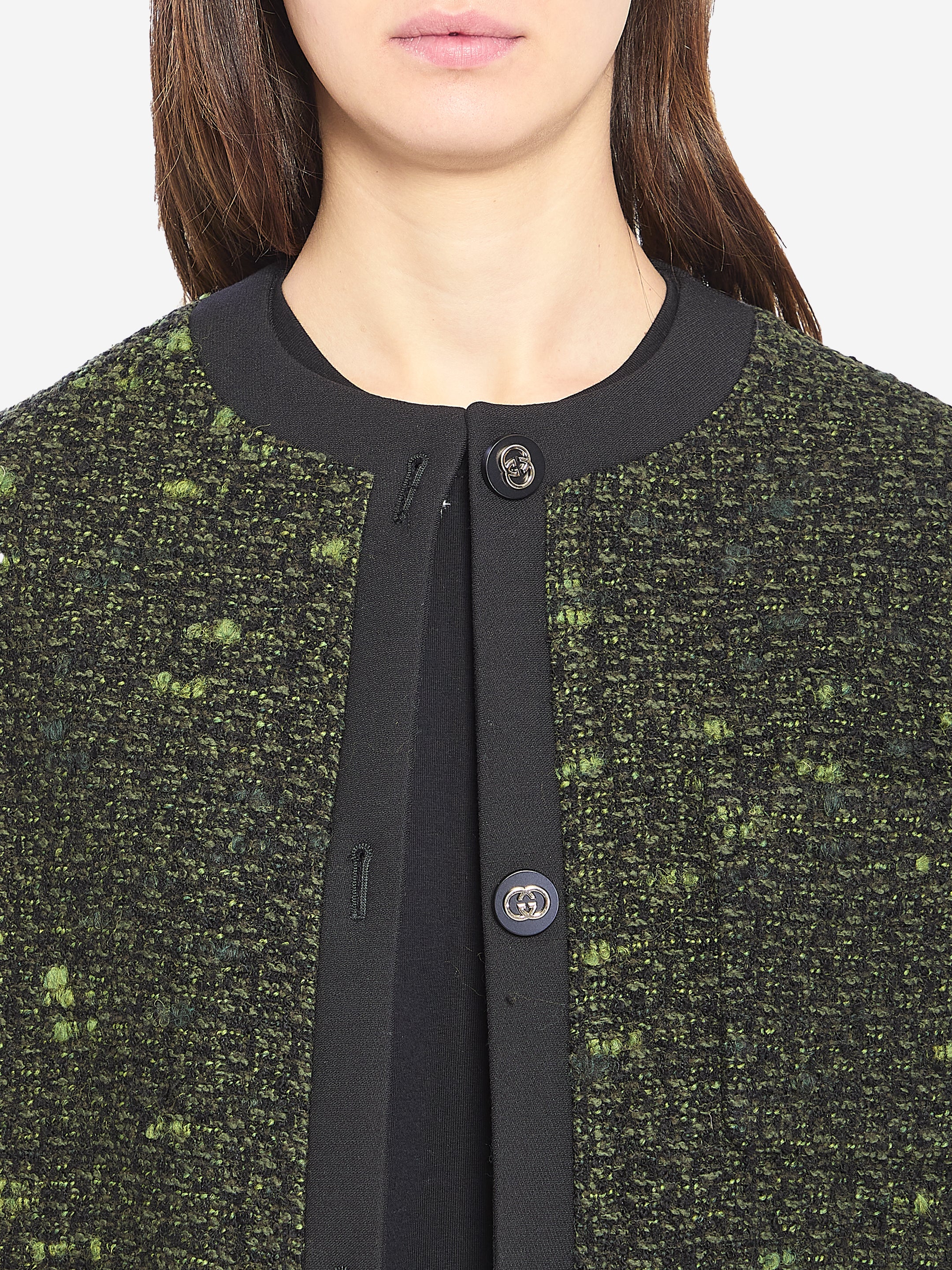 GUCCI 38 bouclé wool jacket