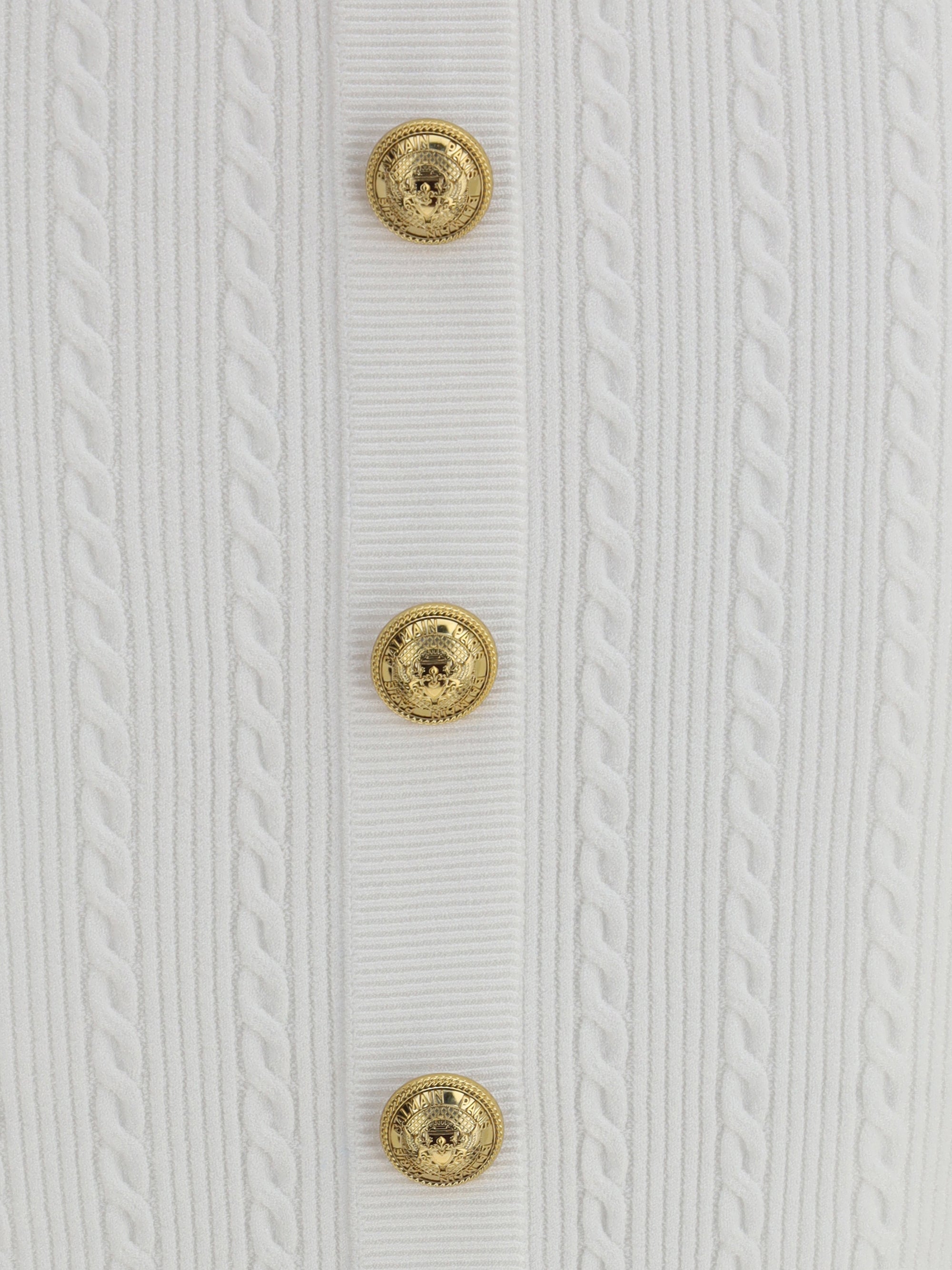 BALMAIN 34 knit midi skirt