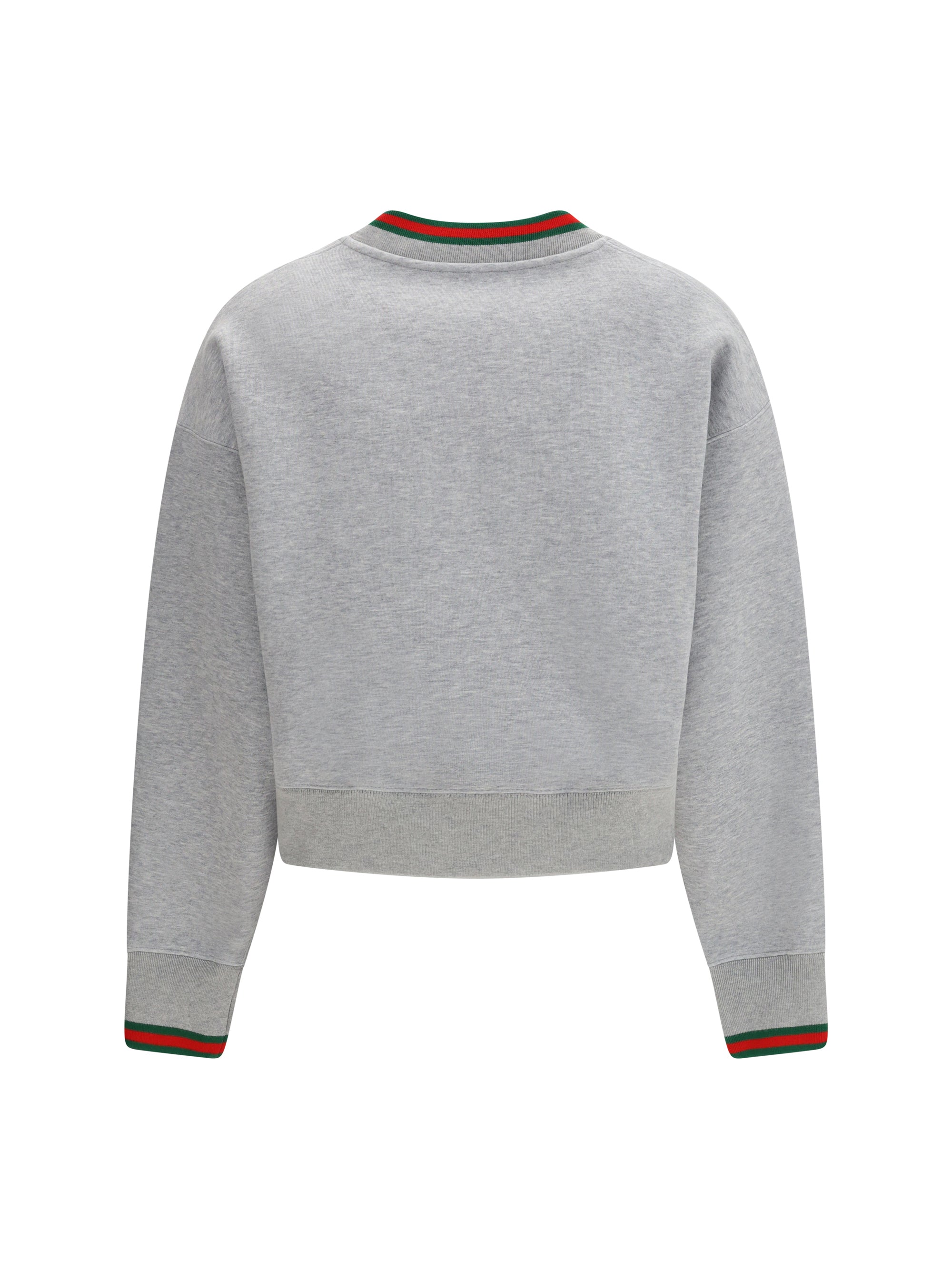 GUCCI S web cotton jersey sweatshirt
