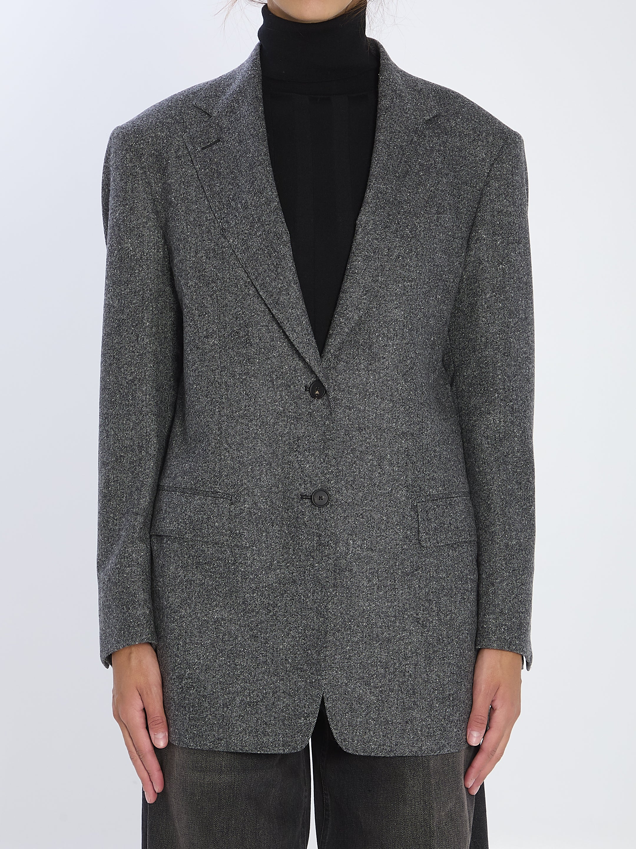 TAGLIATORE 38 wool tweed jacket