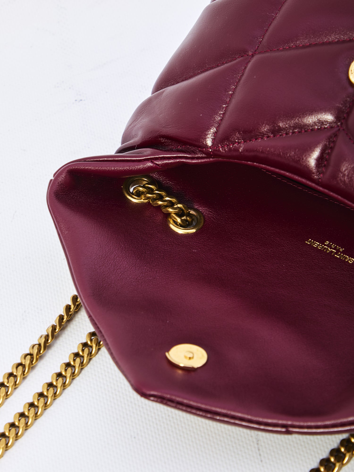 SAINT LAURENT OS puffer toy mini bag