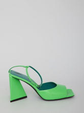 THE ATTICO 36 green piper sandals