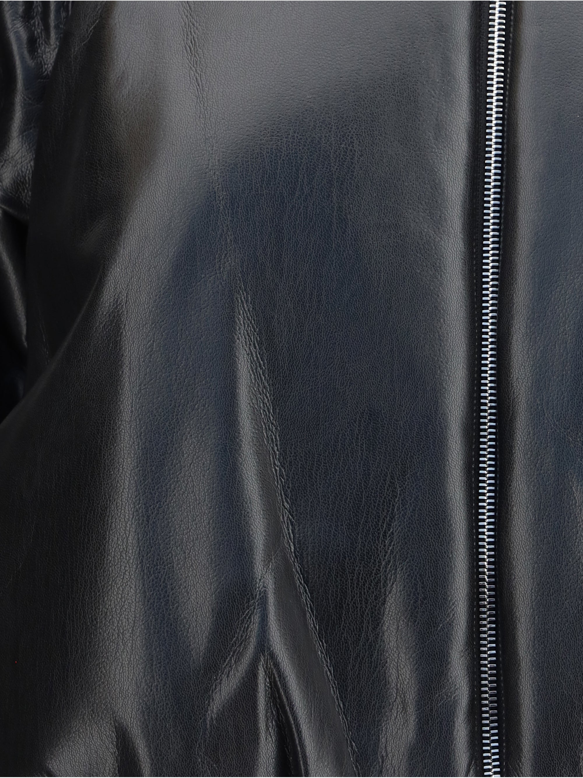 PINKO M  cropped bomber with a leather-effect