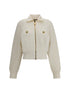BALMAIN 36 tweed bomber jacket