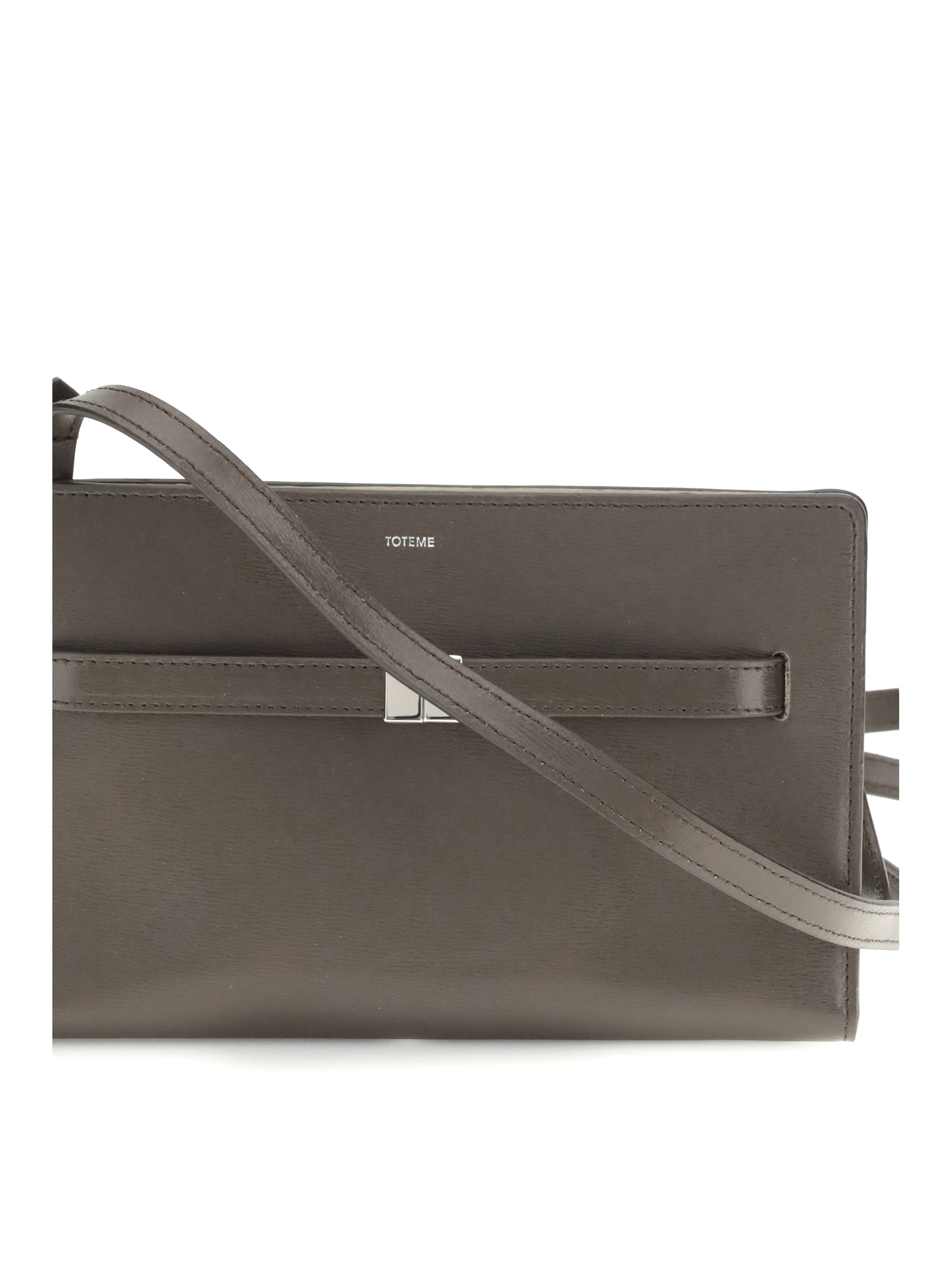 TOTEME OS belted leather crossbody bag