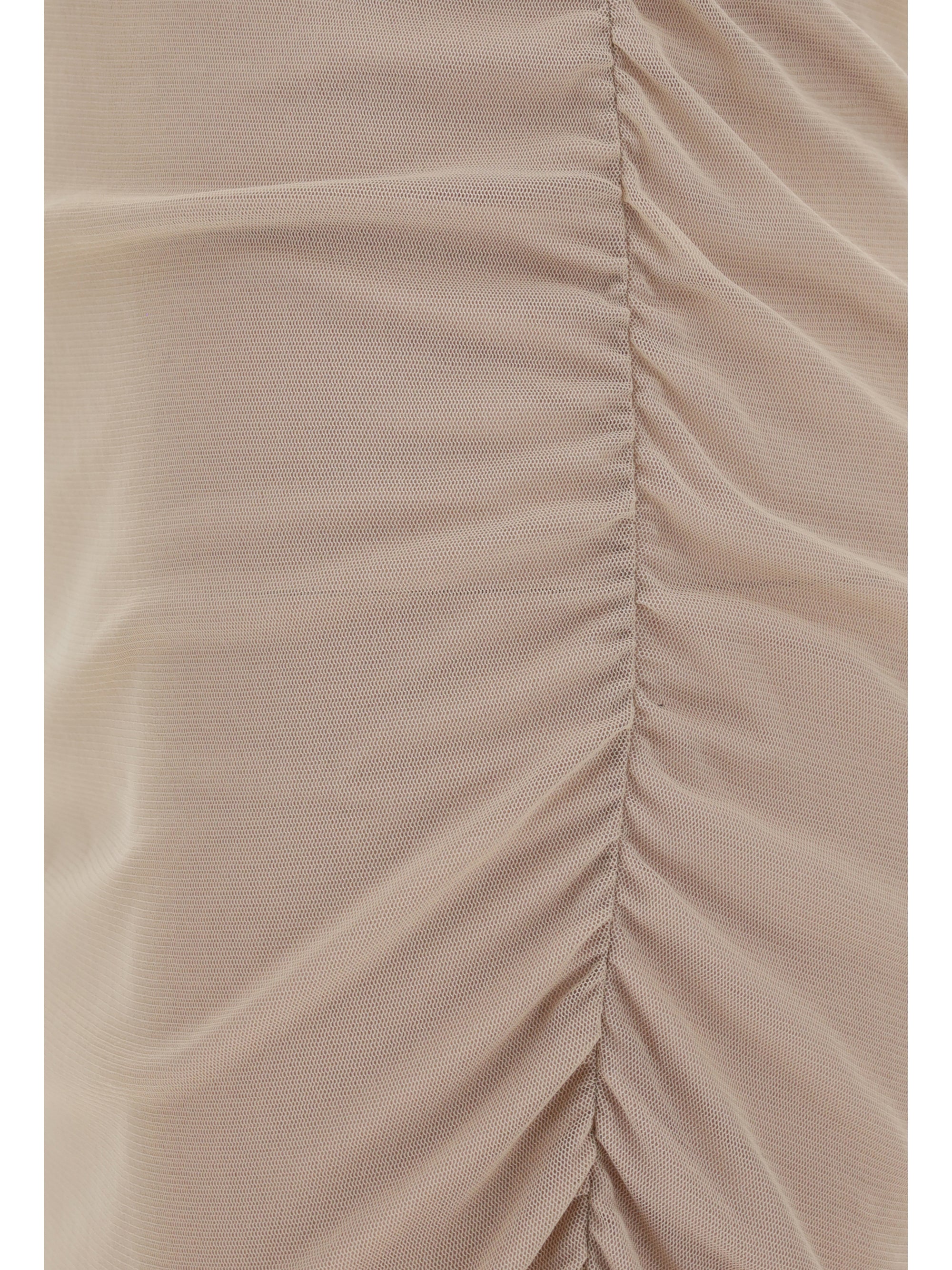 SAINT LAURENT 38 tulle mini dress