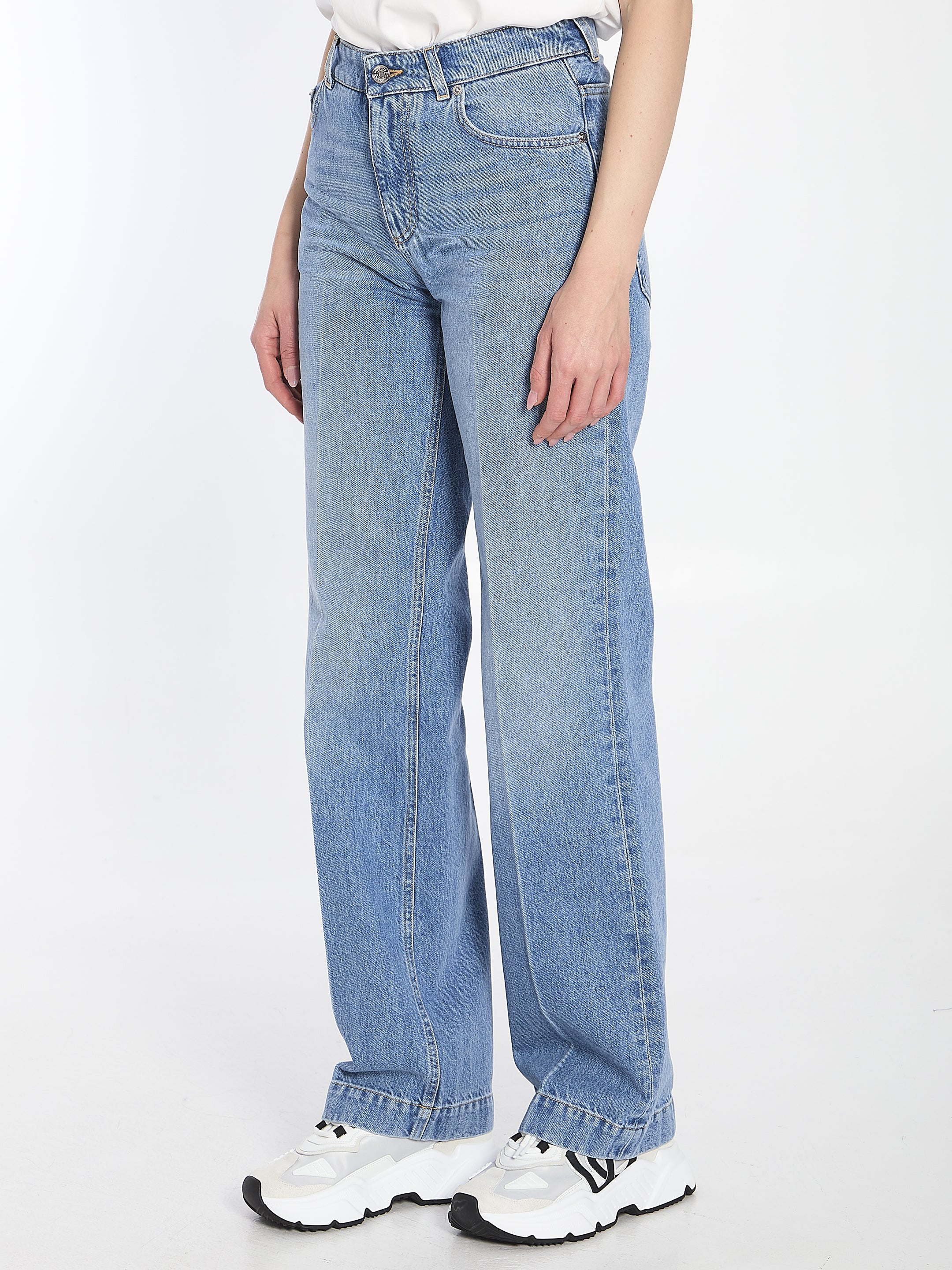 DOLCE&GABBANA 44 wide-leg jeans