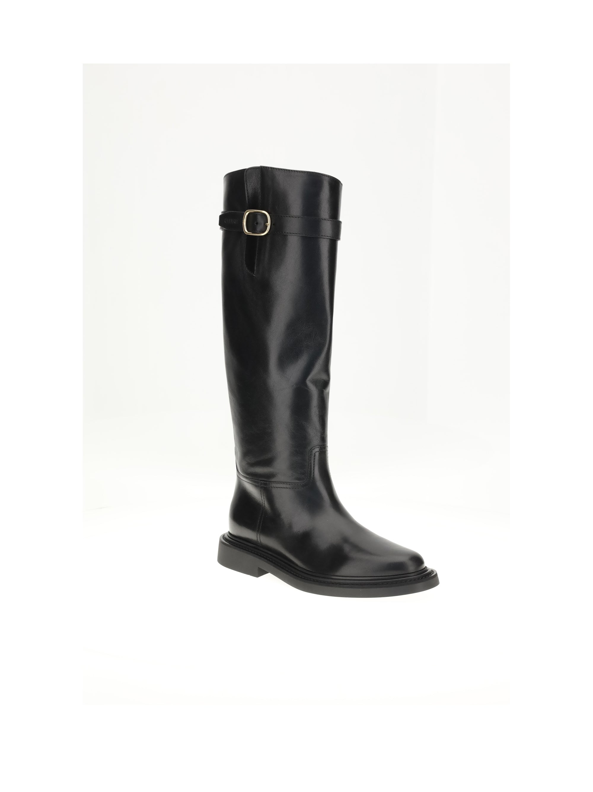 CELINE 36 high boot w/ buckle 30