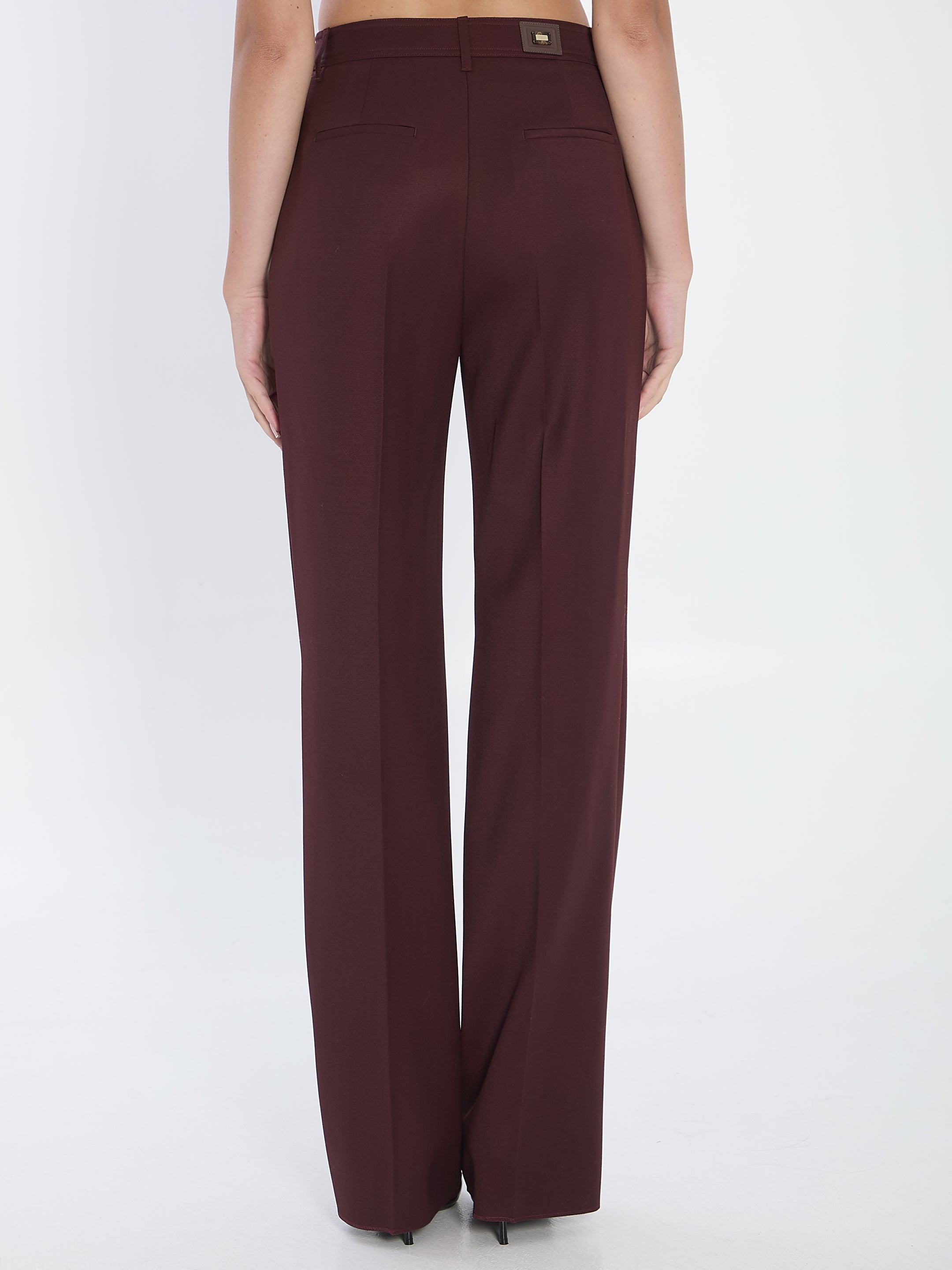 MAX MARA 42 cannes trousers in virgin wool