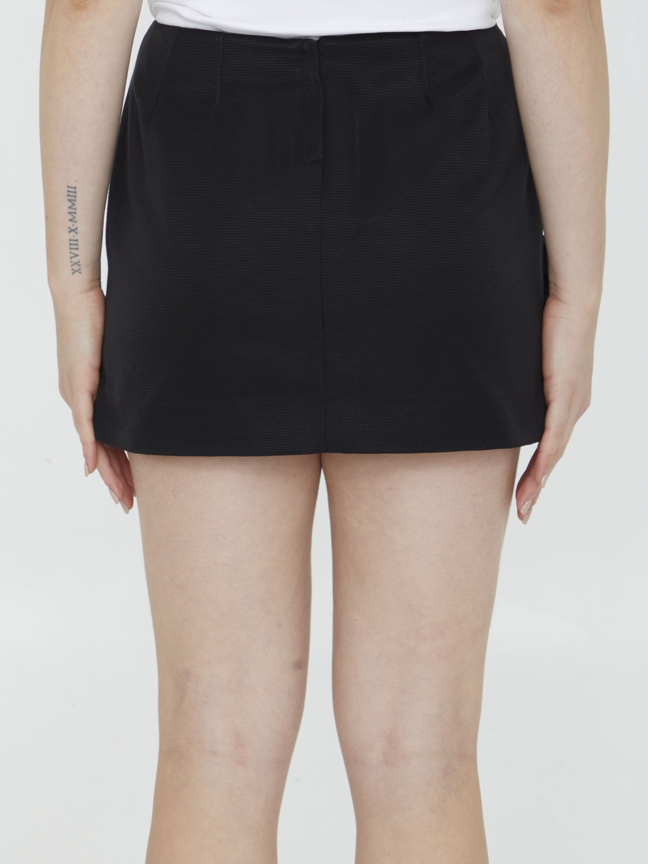 DOLCE&GABBANA 42 ottoman miniskirt with flowers