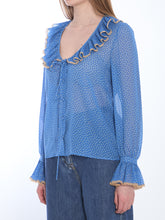 VALENTINO GARAVANI 40 blouse with polka dots