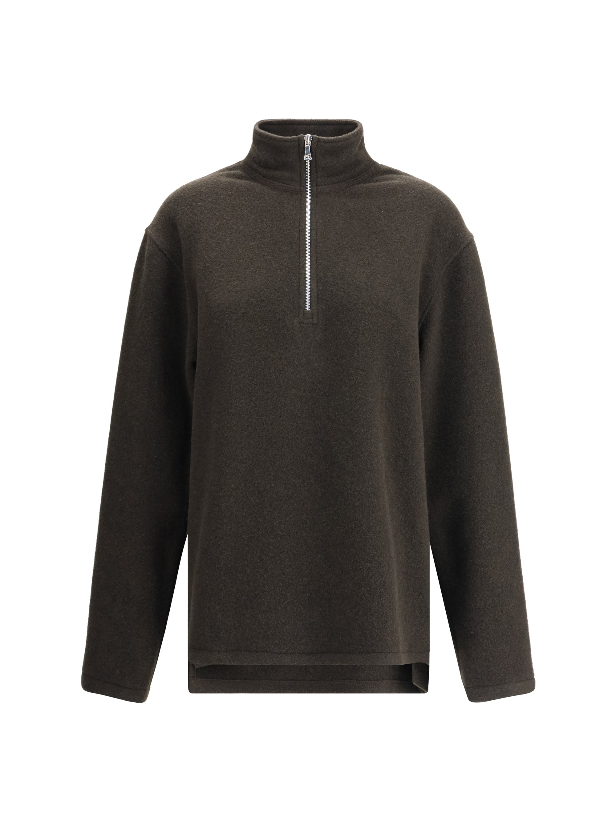 RIER XS suede wool pile athletic jacket