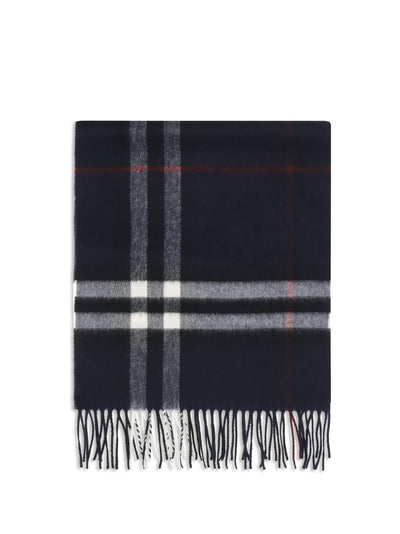 cashmere check scarf