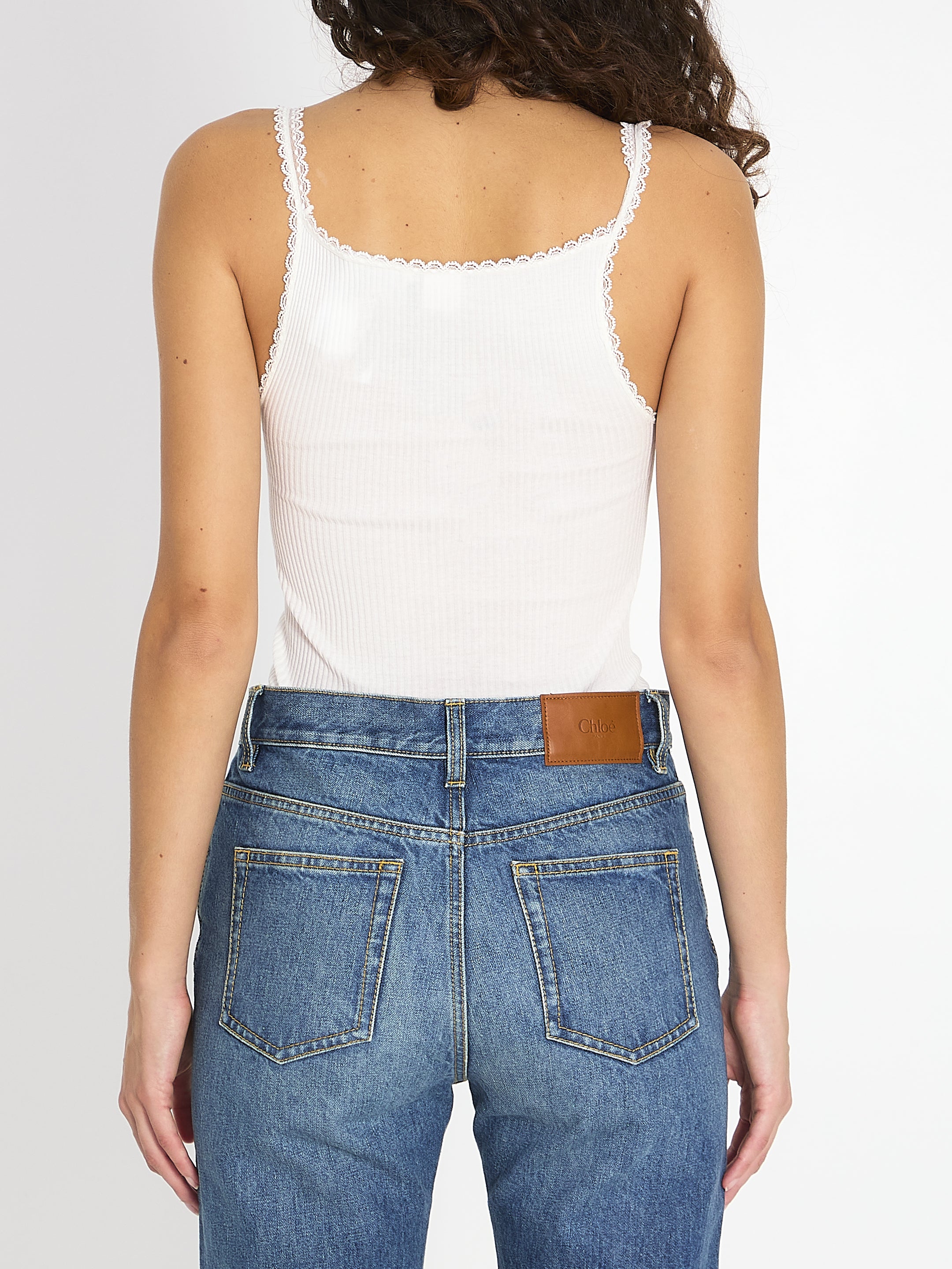 CHLOE M-L cotton tank top
