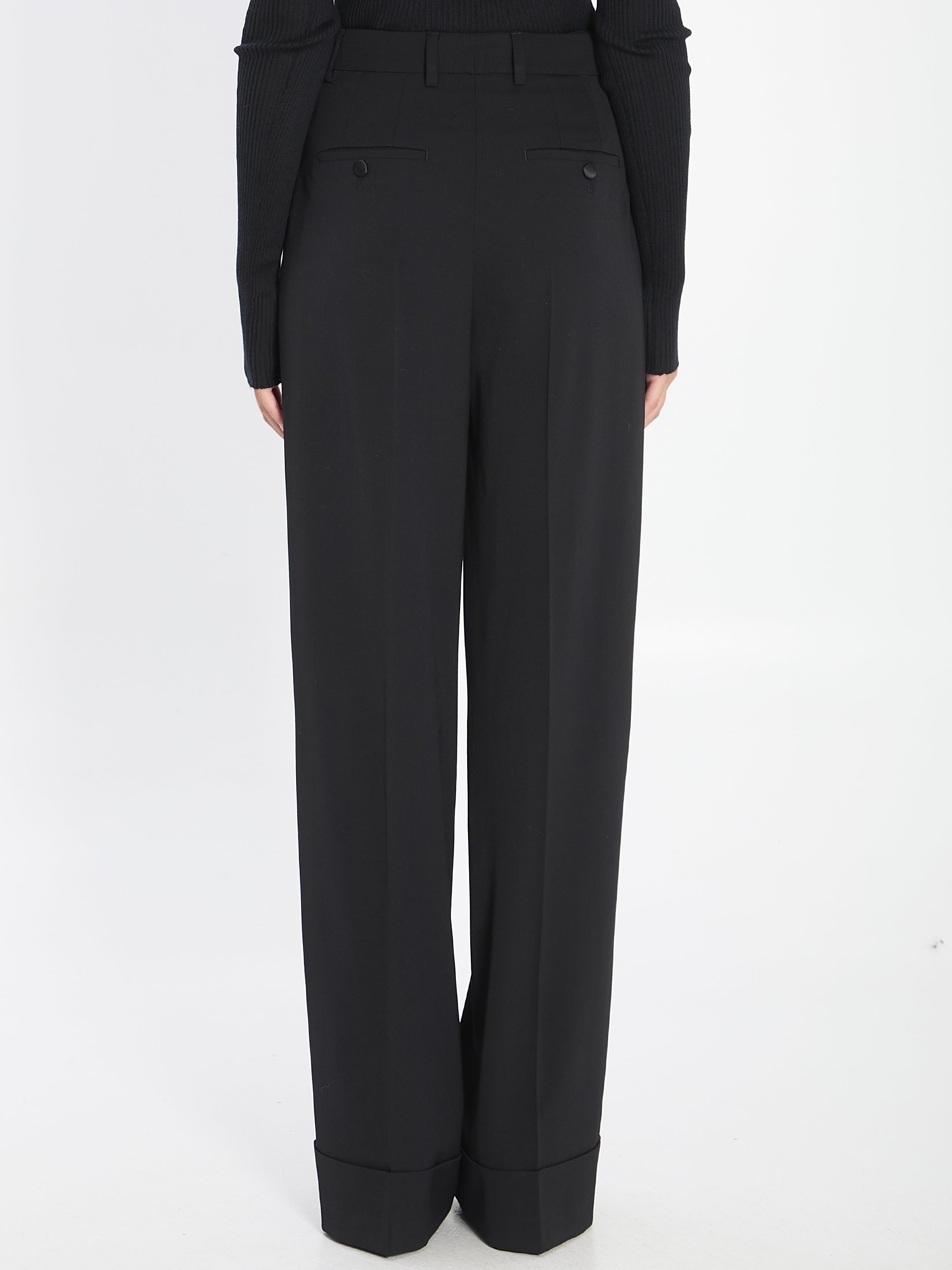 DOLCE&GABBANA 38 wool trousers