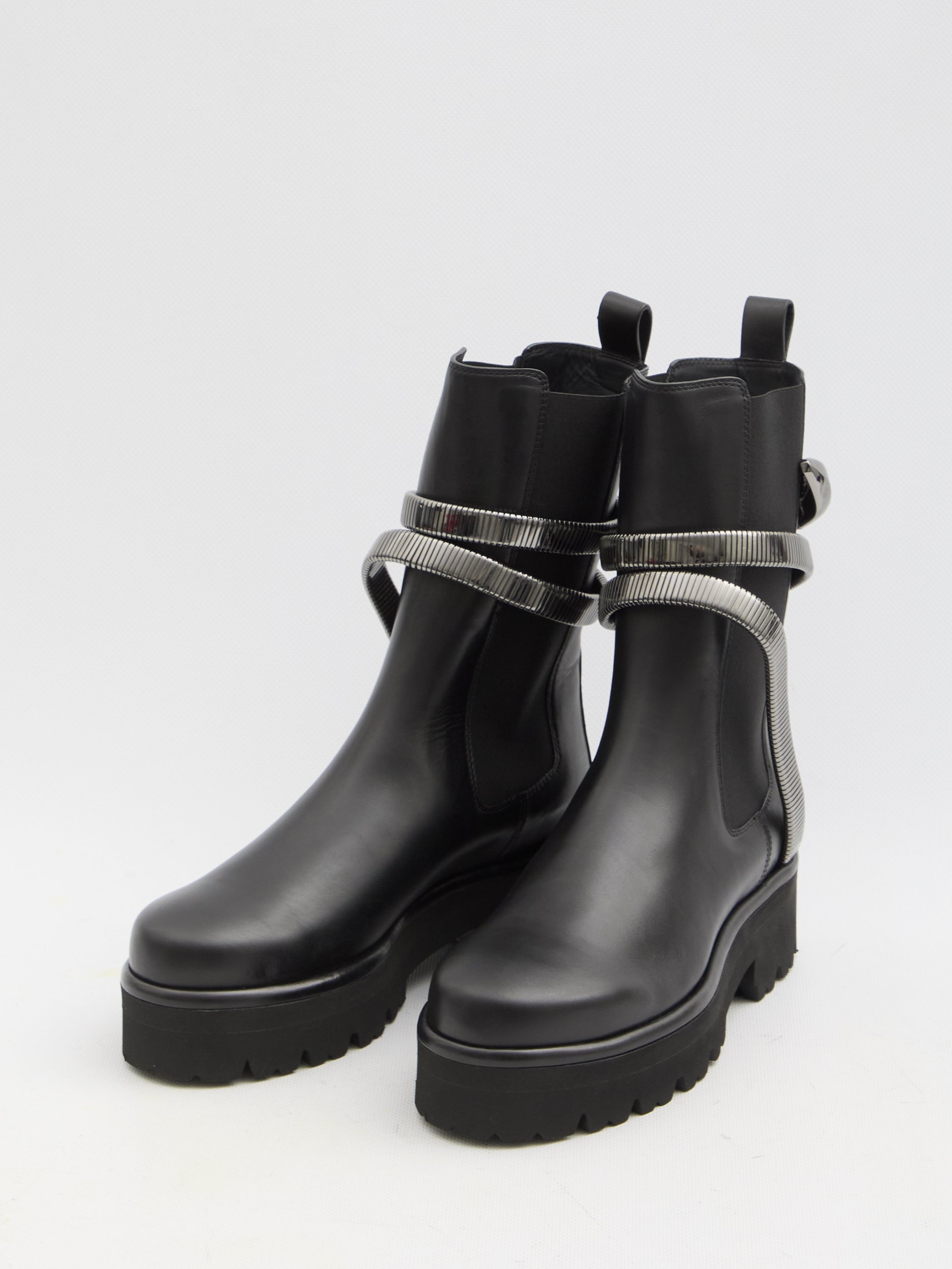 RENE CAOVILLA 36 juniper 45 biker boots