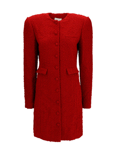 short bouclé dress