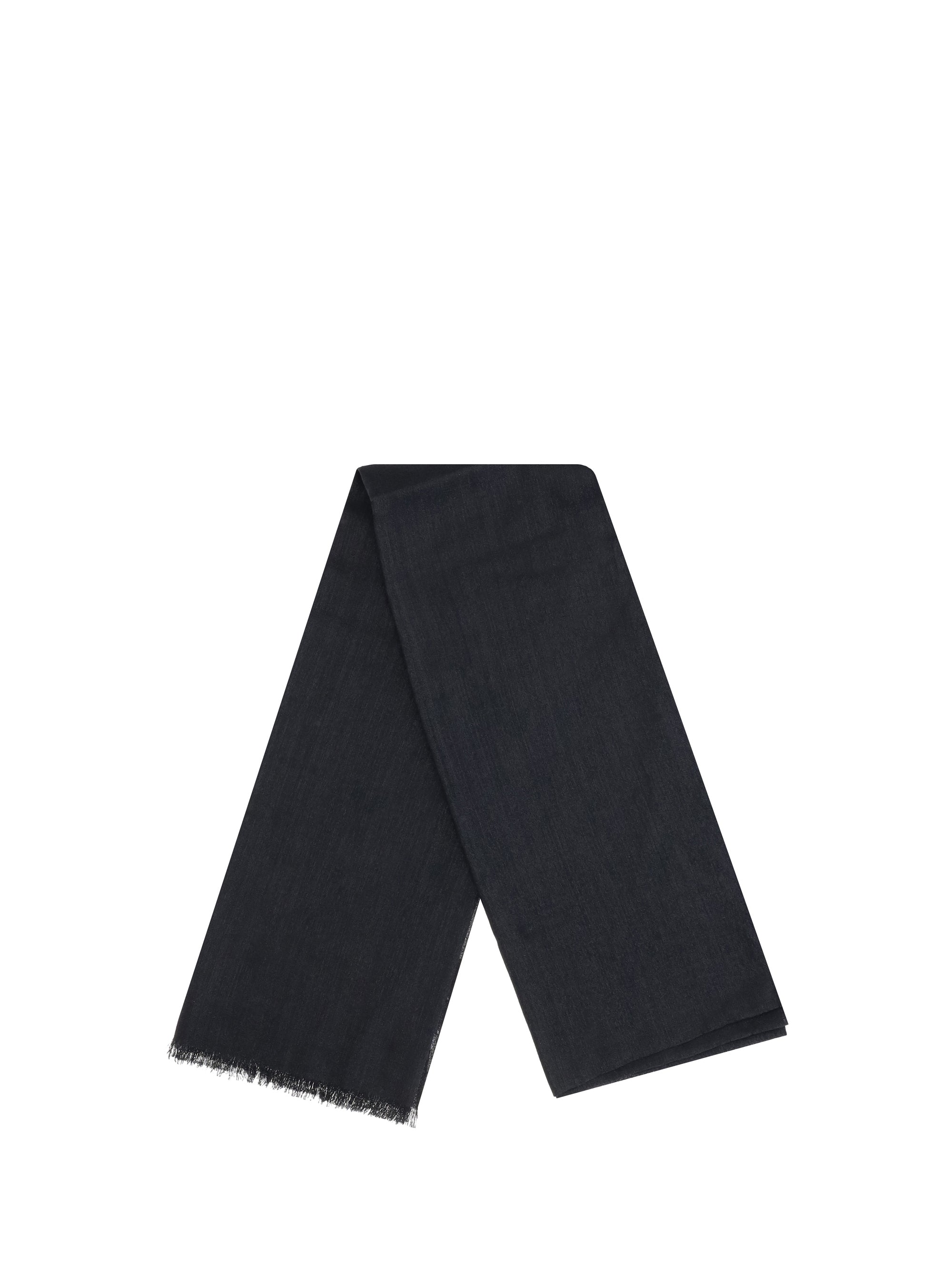 BRUNELLO CUCINELLI OS silk and cashmere scarf