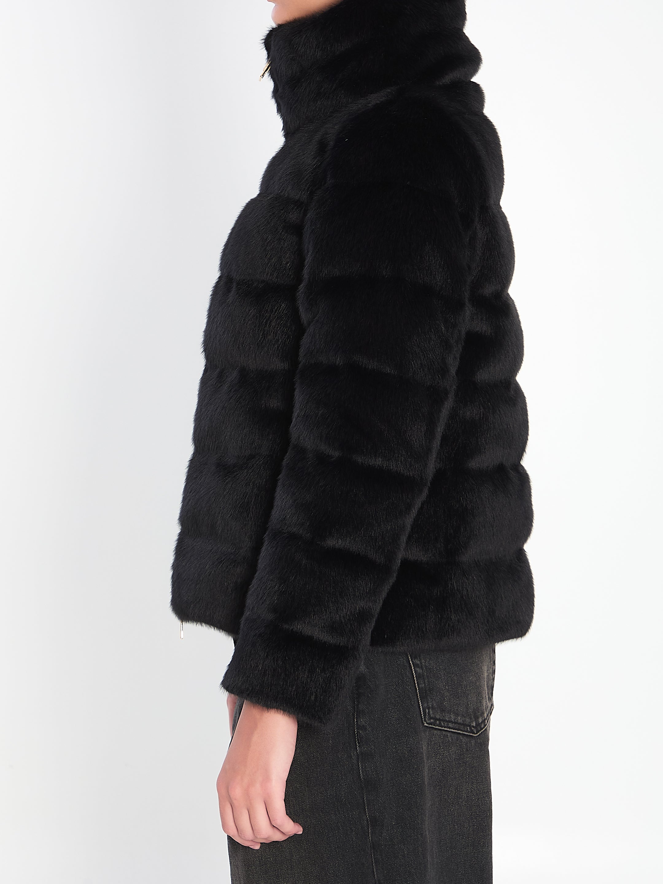 HERNO 40 eco-fur jacket