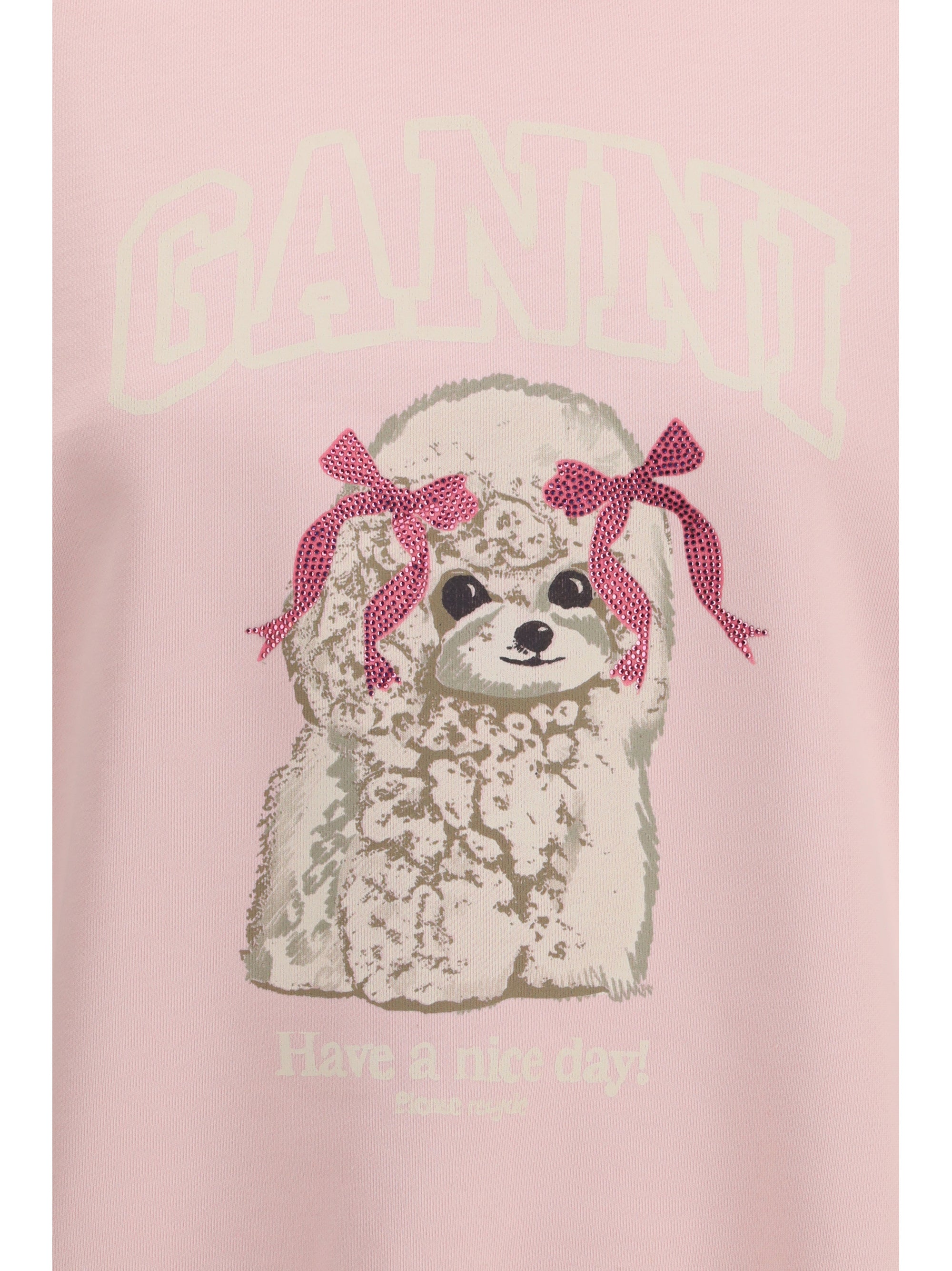 GANNI L poodle sweatshirt