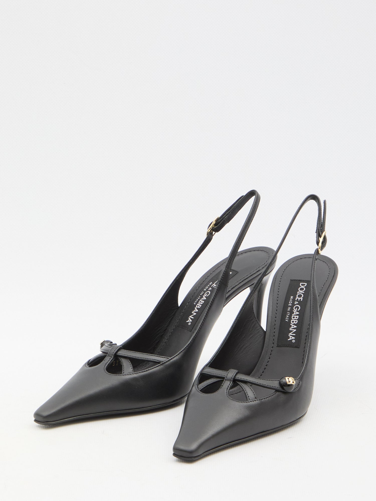 DOLCE&GABBANA 36 dg logo slingback