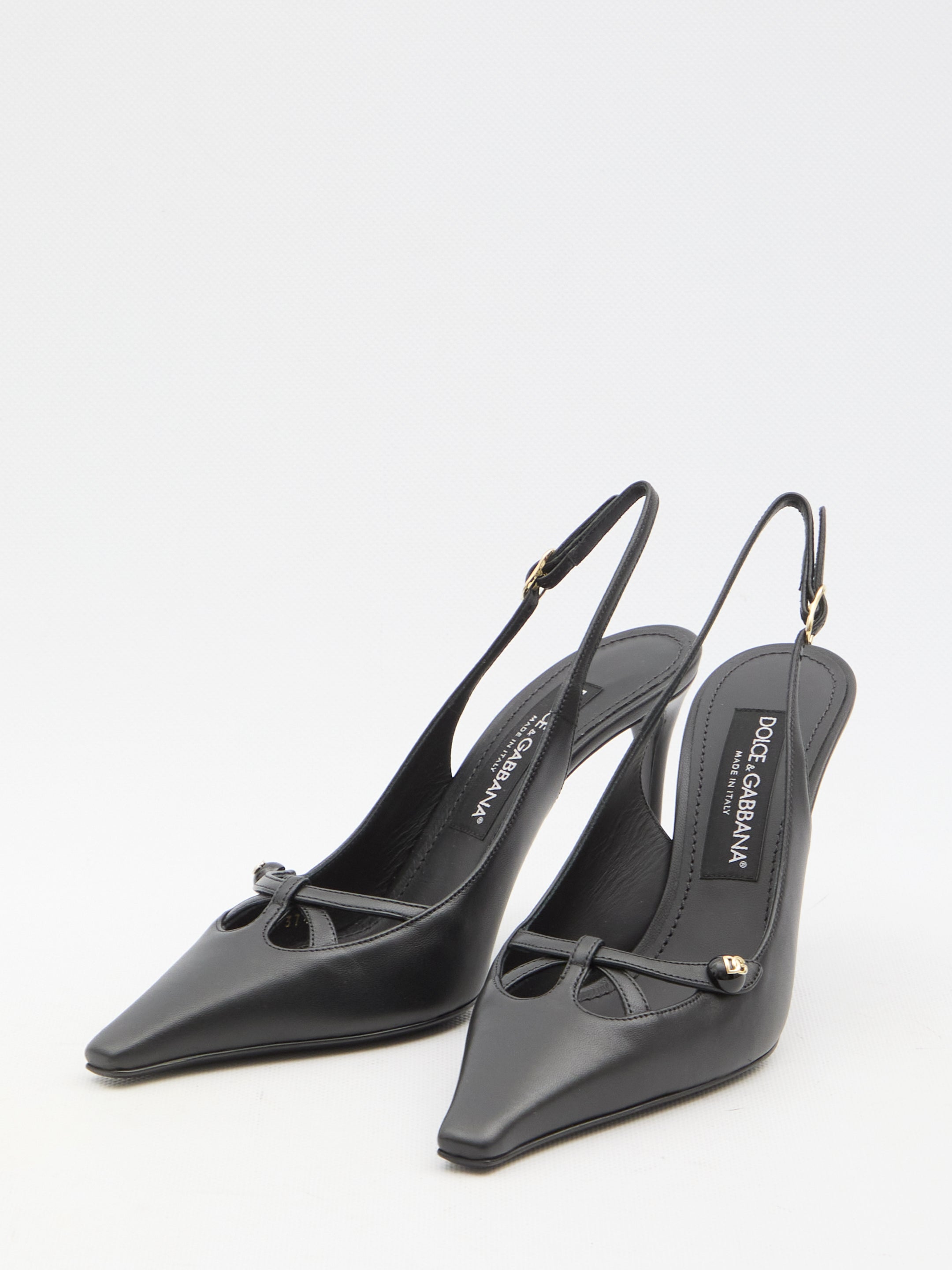 DOLCE&GABBANA 36 dg logo slingback