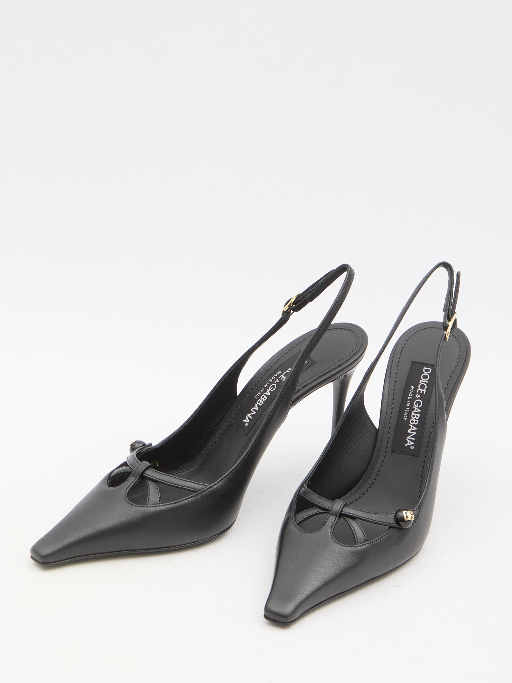 DOLCE&GABBANA 36 dg logo slingback